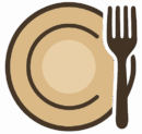 Assiette et fourchette