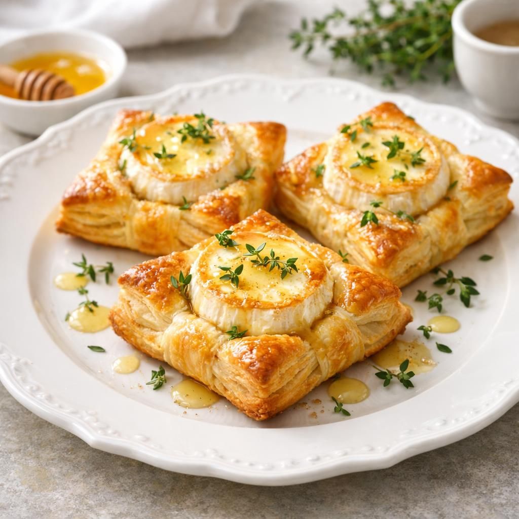 découvrez une recette rapide et savoureuse de feuilletés de chèvre chaud au miel et thym, idéale pour un apéritif gourmand ou une entrée facile à préparer.
