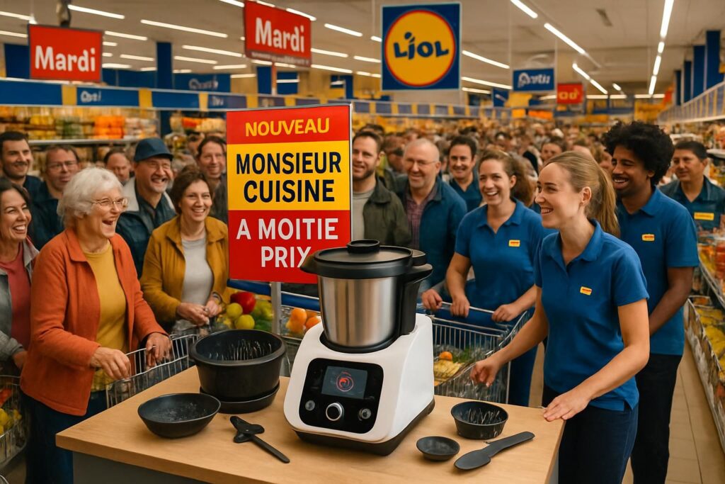 découvrez le nouveau monsieur cuisine à moitié prix chez lidl ce mardi, un succès incroyable à ne pas manquer pour cuisiner facilement et économiser.